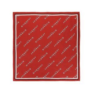Givenchy Shadow Square Scarf In Silk Womens